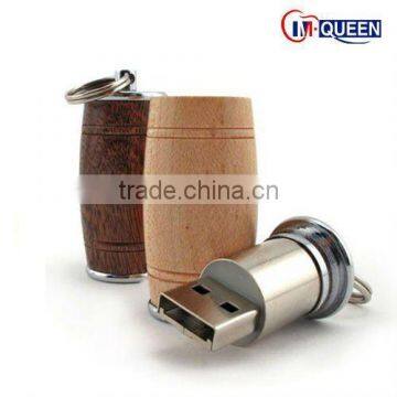 Wooden Barrel USB Pendrive Design,USB Flash Disk