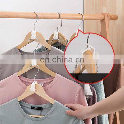 Private Label Professional Personalised Heavy Duty Plastic Coat Customised Anti Theft Pink Travel White Hangers photo-3