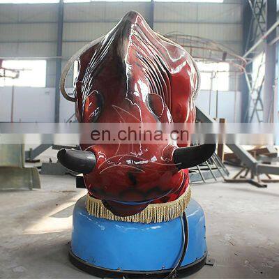 Hot amusement park equipment inflatable mechanical bull riding for sale