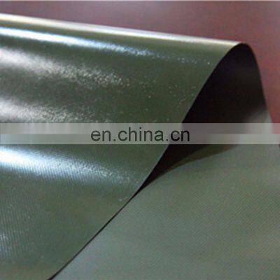 Tela de PVC verde ejército de 1000d, 23*23, 650 g/m², con un espesor de 0.9 mm, material de lona para bote inflable photo-4