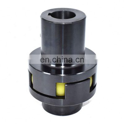 carbon steel ML2  jaw plum flower rubber shaft coupling  for Machine tool drive