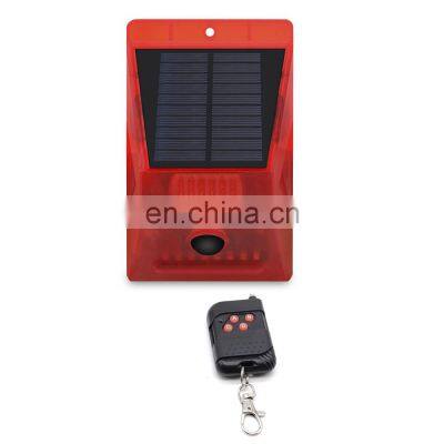 Solar Alarm Lamp Warning Sound 129dB Loud Siren Strobe Farm Orchard Light NEW photo-4