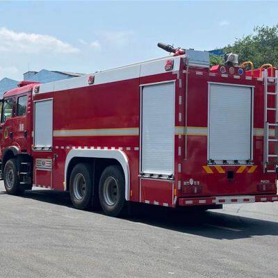 Howo 12-ton Foam Fire Truck, a Professional Choice for Emergency Management Departments and Petrochemical Enterprises photo-5
