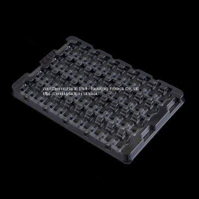 transparent PET recycable blister containers customized PET blister insert trays