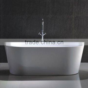 Hot Sale 1500mm Cheap Oval Acrylic Freestanding Bathtub