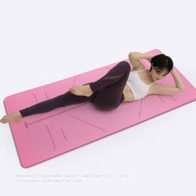TPE Foam Yoga Matt Travel Fitness Foldable Yoga Mat Factory Manufacturer Price photo-3
