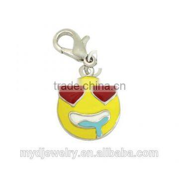 color enamel metal clasp charms in wholesale from factory directly