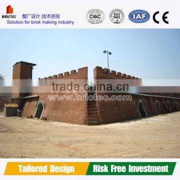 Low power consumption brick making plant