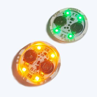 Wine Decoration Light Glow in Dark Bottle LED Sticker, 3MM EVA Thickness LED Lightup Coasters