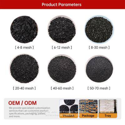 Wood Pellets Granular for Air/gas/h2s Removal/purification Activated Carbon 2-3/4mm Coconut Shell Activated Carbon