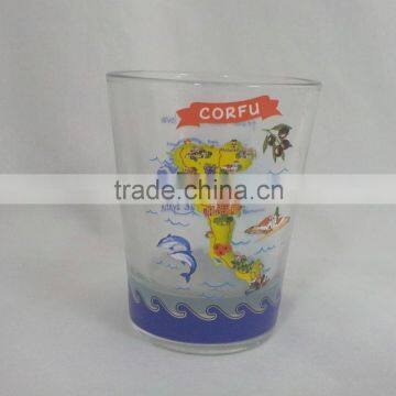 souvenir clear 2OZ shot glass with customer's logo