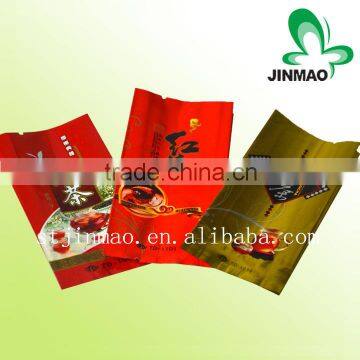 Heat seal food grade aluminum foil bags for tea packaging