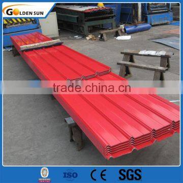 Cheap PPGI Galvanized Corrugated Steel Sheet 0.13mmThick for Roofing