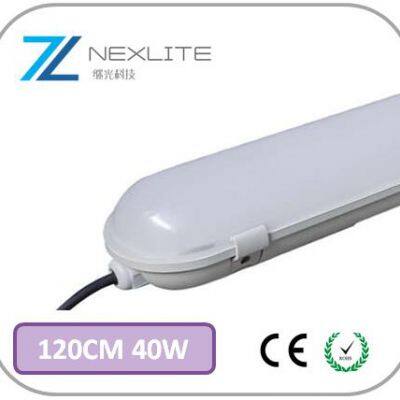 2FT 20W 4FT 40W 5FT 60W  Waterproof Vapor Tight Industrial Workshop Linear DALI Dim Garage LED Tri-proof Light