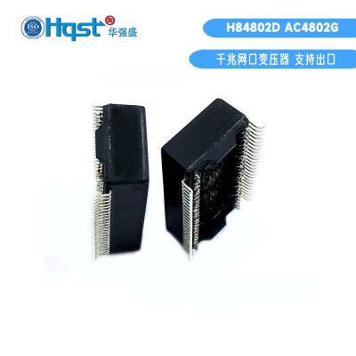 H84802S Dual Port SMD SOP-48 Pin Gigabit Ethernet Isolation Filter/Network Transformer 10/100/1000Mbps POE+ IEEE 802.3 for Route photo-2