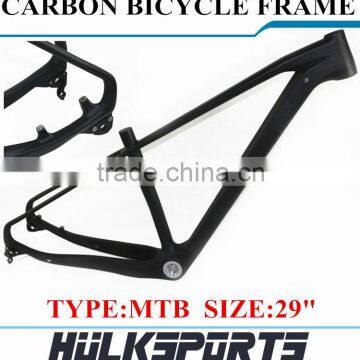 Chinese Bike Carbon Frame Factory 29ER Carbon MTB Bicycle Frame Carbon Fiber Bike Frame 29ER Carbon Mountain Bike Frame