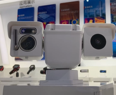 Smart Dual-Spectrum PTZ Security Camera with 640×512 Thermal Sensor and 4MP HD Visible Imaging for 24/7 Industrial and Perimeter Monitoring