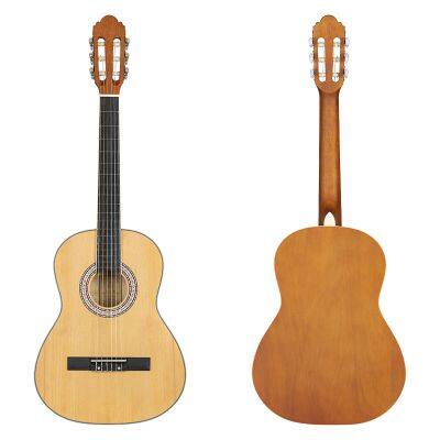 YAN 36-inch Regular Barrel Spruce Top Nanyang Wood Backsides Matte Plywood Classical Guitar YAN-26