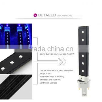 Nail Art 6W Replacement UV Led Lamp Tube Bulb for 36w Led Nail Lamps Factory uv Lamp Price photo-3