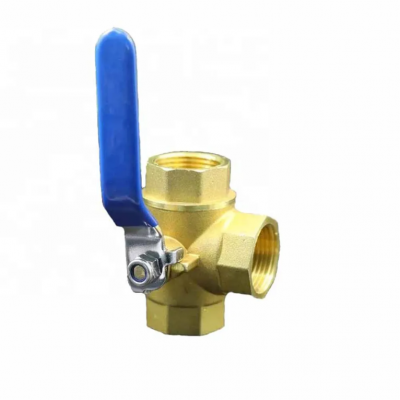 Cold Water 3 Inch Brass Ball Valve Threaded Ball Valve Three Pieces Npt Ball Valve photo-4