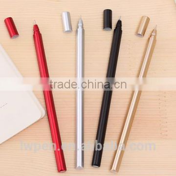 Metal handle Gel water-based pen pen Korea creative stationery office supplies