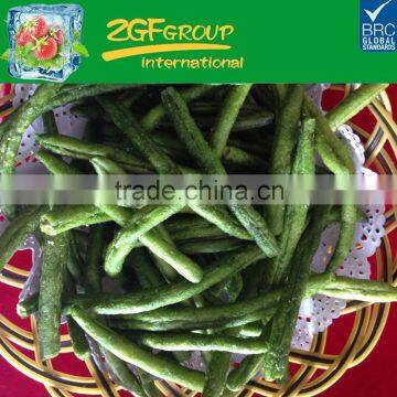 vacuum fried(VF) low temperature green beans chips healty snacks low fat