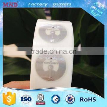 MDIY1625 13.56mhz Type 2 PVC/PET/Paper NFC Tag With Ntag203/Ultralight Chip