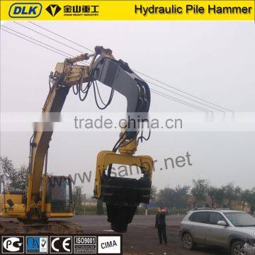 high quality excavator mounted pile driver for construction machine