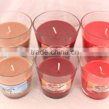 glass cup candles