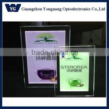 YG CRS crystal LED light box/lightbox