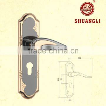 Security solid medium door lock zinc alloy set