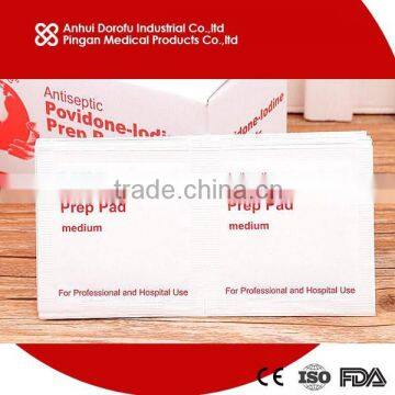 medical nonwoven alcohol swabs/pads/prep pad CE ISO FDA