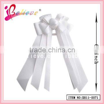 Jewellery in china cheap elastic hair ties,solid ribbon bow with elastic loop