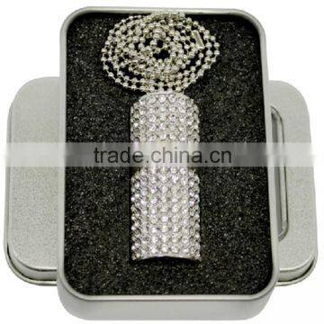 8GB jewelry crystal lipstick Model USB Flash drive 2.0 pen stick flash memory