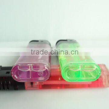 Cheap Price Transparent Disposable Lighter Black Head Electronic Cigarette Lighter photo-3