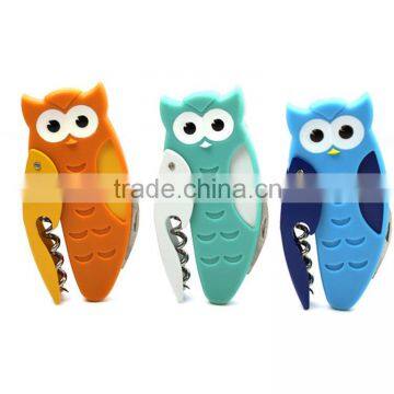Lovely parrot wine opener