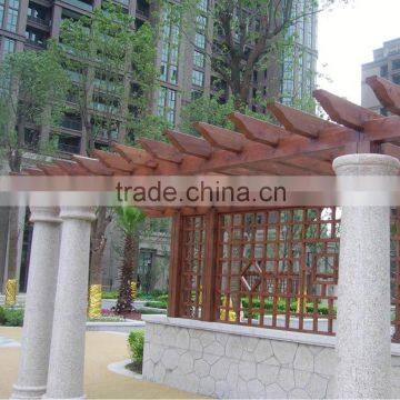 Rot proof solid wood gallery frame wood deck frame deck chair frame