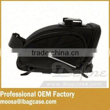 Black Clip-On Expandable Bicycle Saddle Seat Bag photo-6