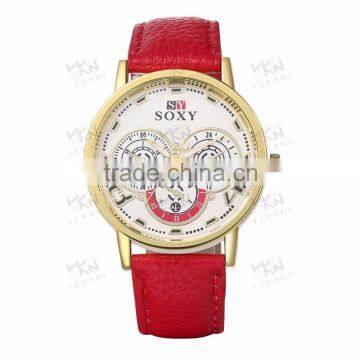 Latest fashion couple watch, Nice red teenage fashion watches