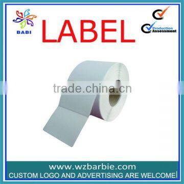 White Printable Self Adhesive packing Barcode Labels in Roll for Supermarket