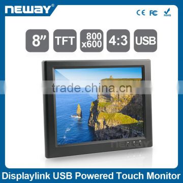 Hight quality touch screen usb power lcd monitor