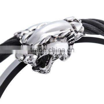 Super Fashion Mens Stainless Steel Bracelet Factory Price Sale 316l Stainless Steel Bracelet Jewelry photo-5