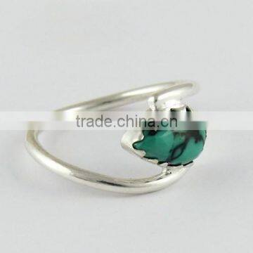 New Trendy !! Turquoise 925 Sterling Silver Ring, Gemstone Silver Ring, Handmade Silver Jewellery