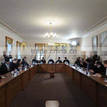 Luxury Wood Oval Desk Top Office Meeting Conference Room Table(SZ-MT099) photo-5