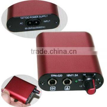 Hot Mini Rotary Tattoo Power Supply (red)