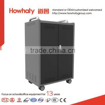 Tablets storage sync charging cart manufacturer with low cost