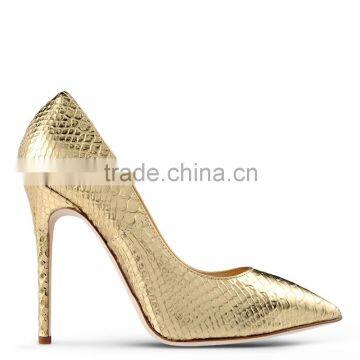 Latest Young Aged Women Shoes, Fashion Snake Pumps Stiletto, Big Size Women High Heel Dress Shoes Wholesale