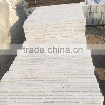 white quartzite culture stone, wall cladding