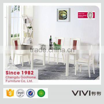 white modern high quality luxury marble dining table set