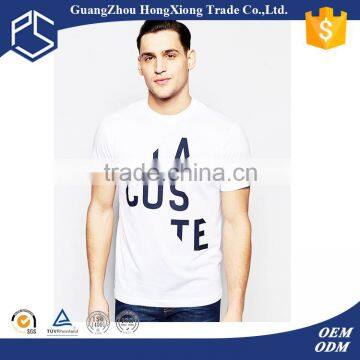 Factory OEM white 100% cotton cheapest price t shirt screen printing